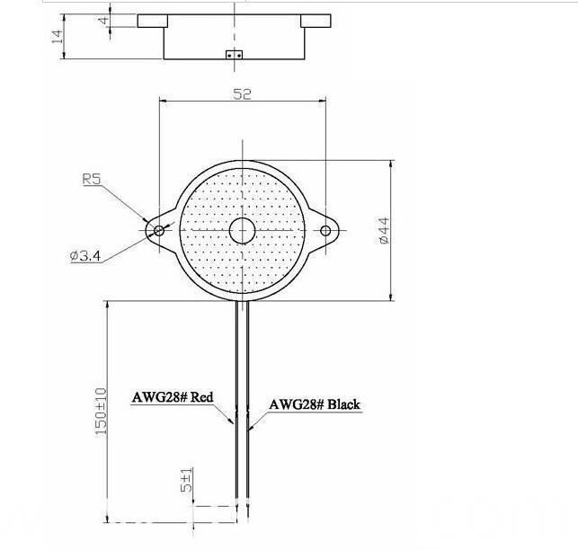 12V Piezo Buzzer Electronic Buzzer